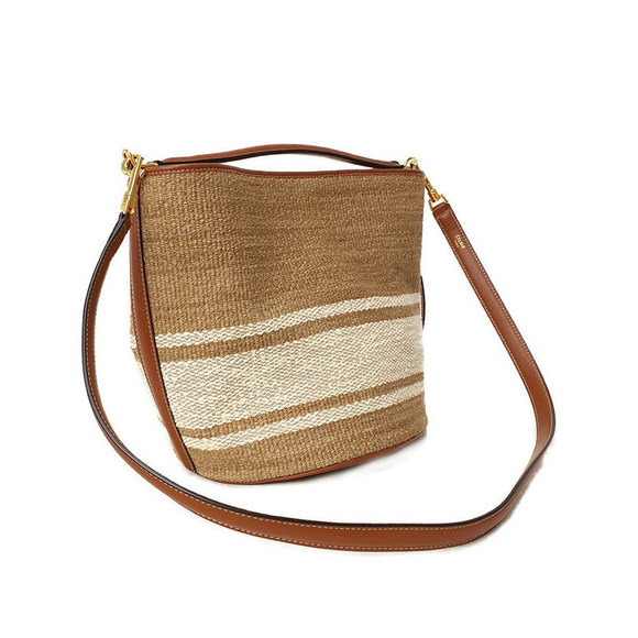Celine 2way Bucket Brown Saise Tan 16 Bag - Picture 1 of 9